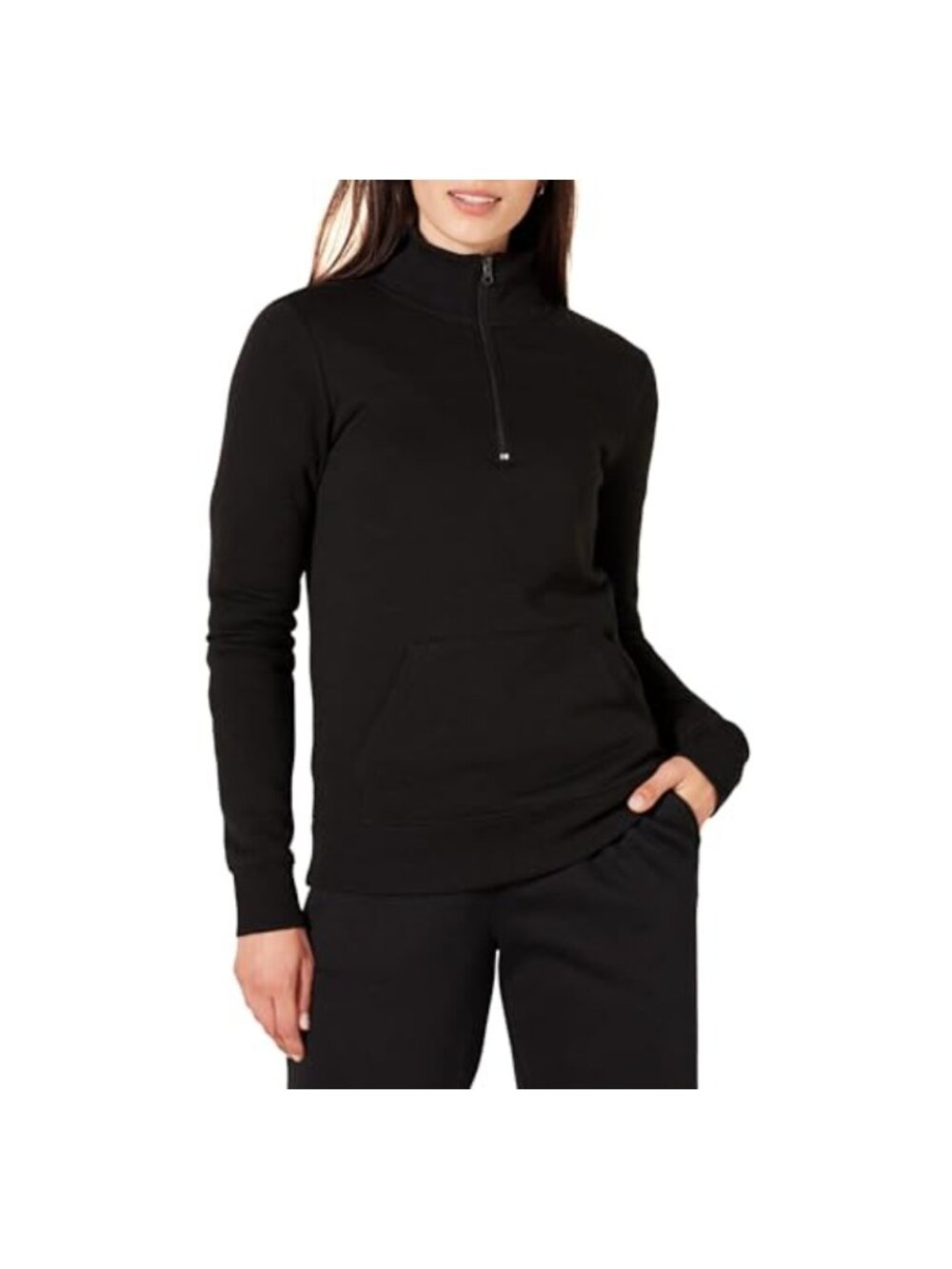 Women's Long-Sleeve Quarter-Zip Fleece Sweatshirt